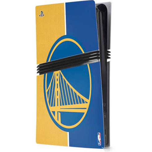 NBA Golden State Warriors Canvas PS5 Pro Console Skin